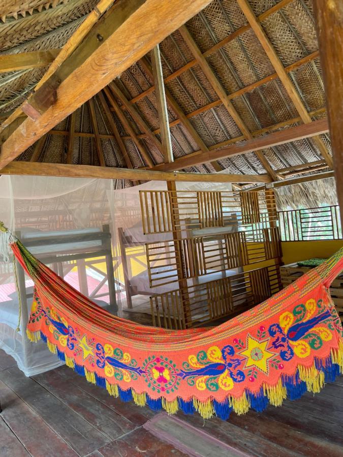 Ecohostal Palmares Del Rio Guachaca Exterior foto